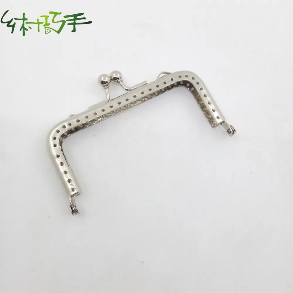 10*5cm  Nickel Metal Clutch Purse Frame Bag Frame Closure Hardware