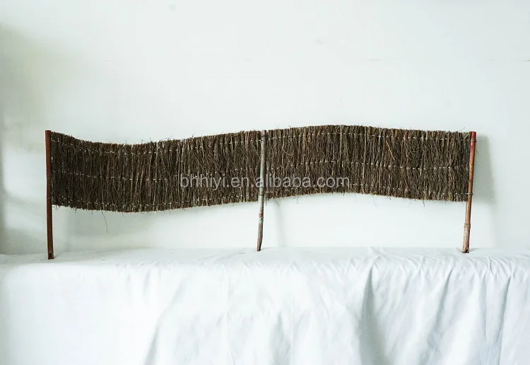 Eco Friendly Hand Made Garden Brushwood Edging Screens Lawn Edge Fence Landscape Edging Fencing