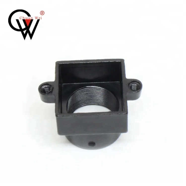 CW Black 14.5mm height aluminum alloy hole distance 20mm metal m12 lens holder
