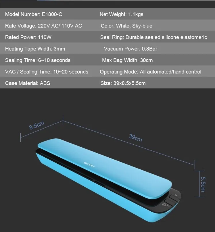 
hot selling Vacuum food sealer italy design 