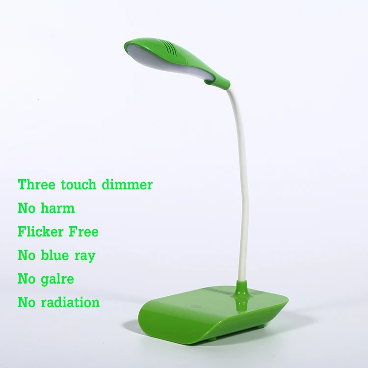 
eye-care energy saving led desk battery operated table book lamp 