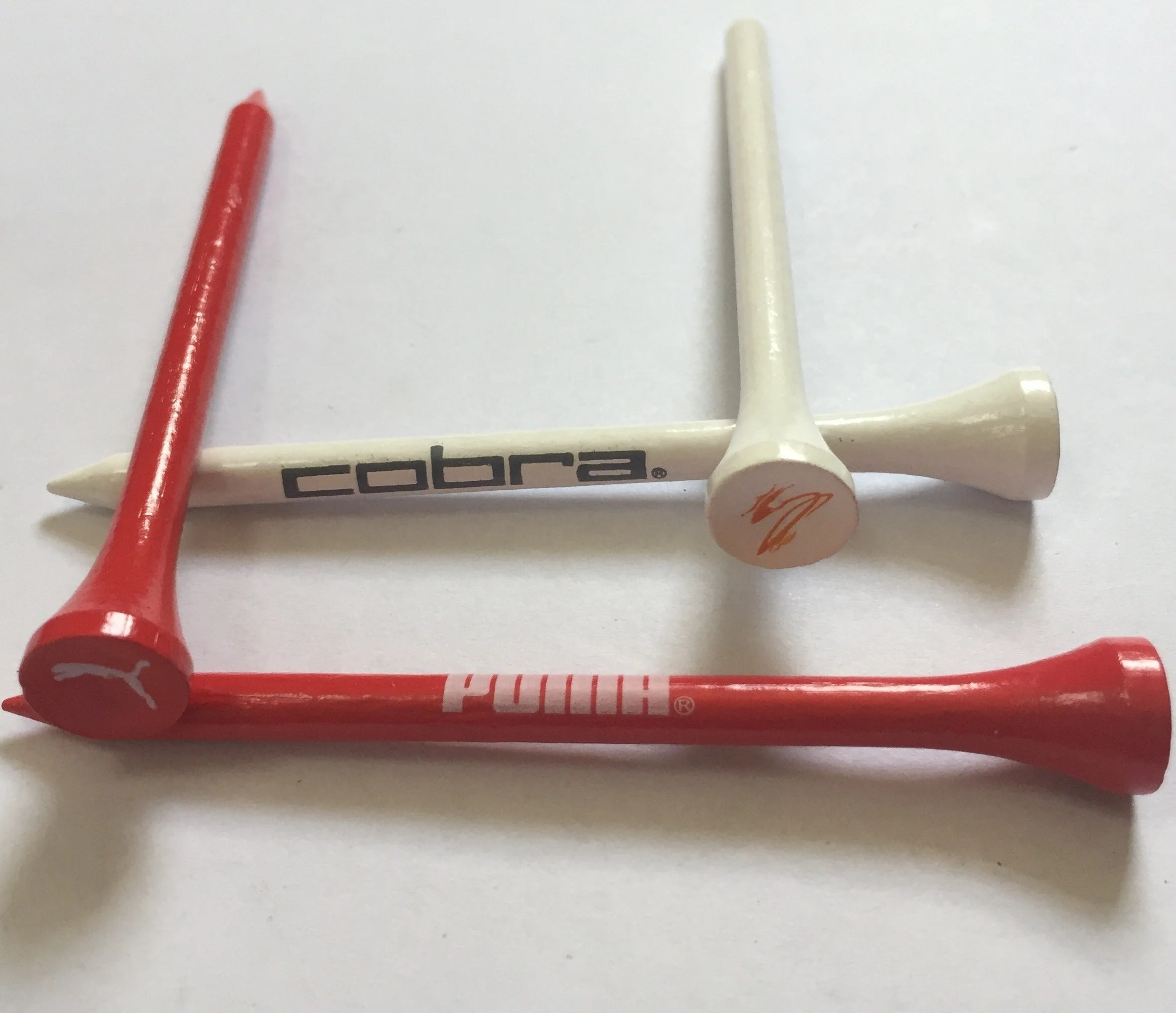 
Super quality wooden golf tees with special logo printed on cup or shank 