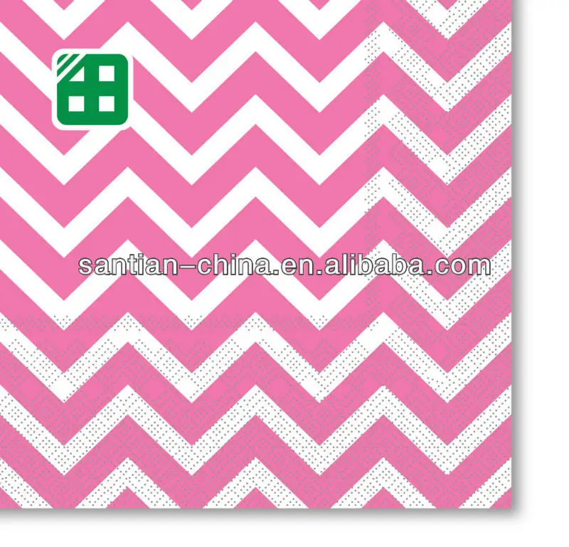 Paper Napkins Serviettes With Custom Designs In Good Quality