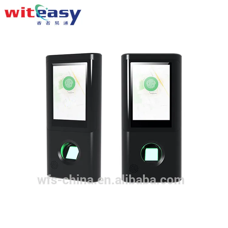 
BS and TCP/IP Fingerprint time attendance machine with 4 inch capacitive touch screen 
