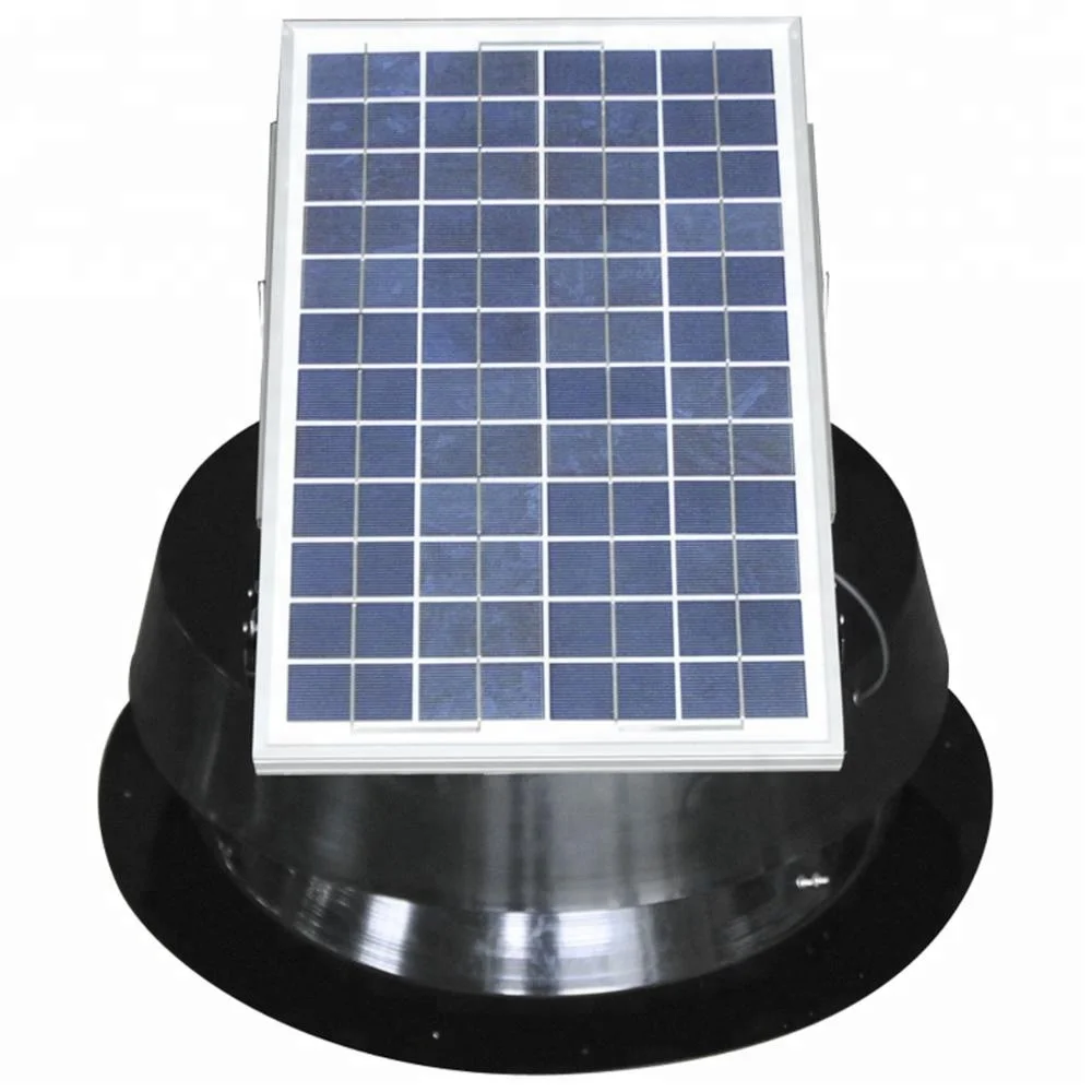 High profile solar attic fan with 1599 cfm