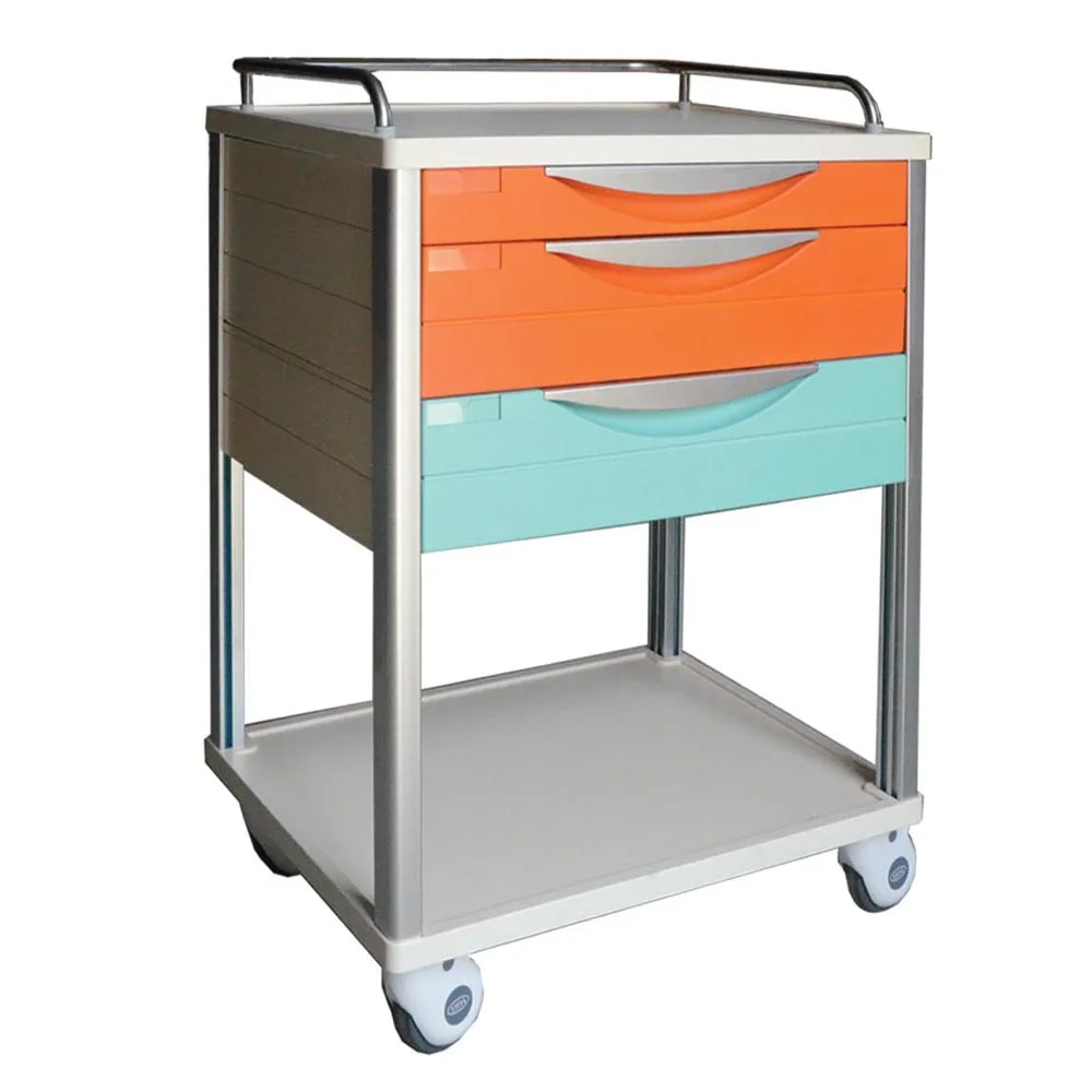 abs alibaba china hospital furniture therapy boxes 5 drawers medicine medical trolley for sale