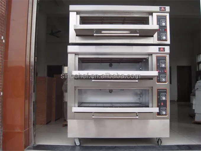Pizza Oven 2-Deck, 4-Tray Electric bakery Oven/Kitchen Baking equipment for sale