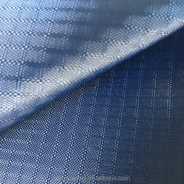 200D polyester ripstop oxford fabric with pu coating polyester oxford fabric oxford backpack