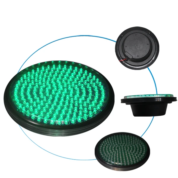 200MM Traffic light LED Module Housing with cobweb cover flashing core
