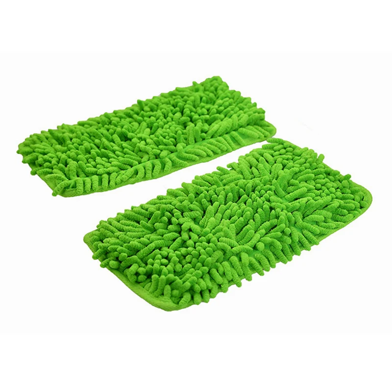 chenille Set 2 Reusable Microfiber Mop Pads Of Sweeper
