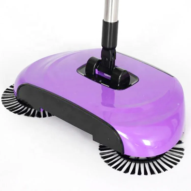 
Household Cleaning Hand Push Automatic Sweeper Broom Including Broom Dustpan Trash Bin Cleaner Without Electricity Environmental 