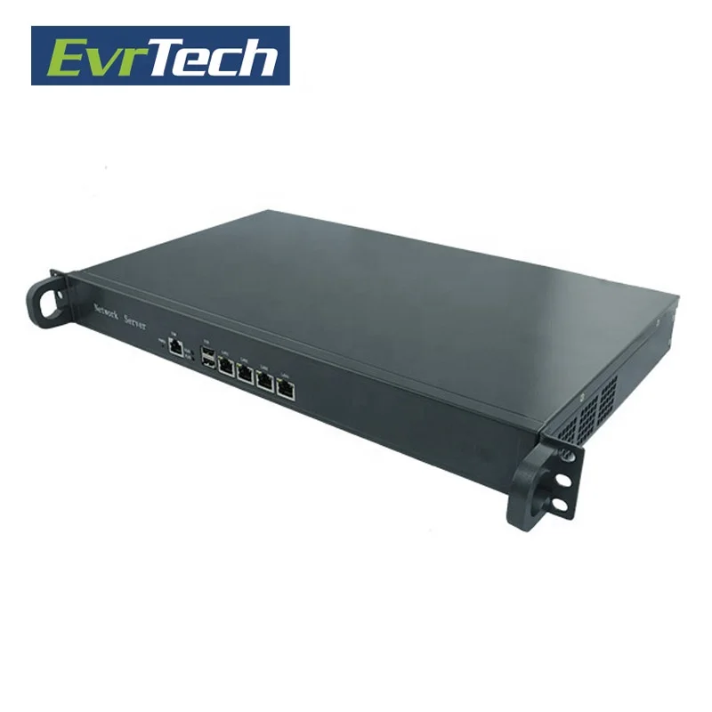 Встроенный ATOM D2550 1U 4 LAN сетевой маршрутизатор с поддержкой PFSENSE