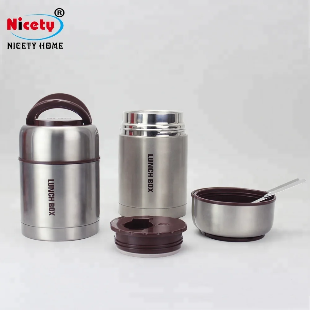stainless steel private label vacuum insulated lunch box thermal tiffin carrier modern lunch box