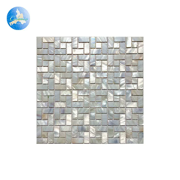 Quality and cheap custom mesh-mounted glitter glass wall tile