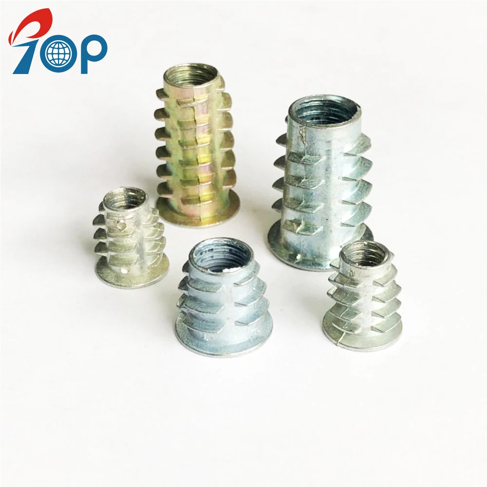 Furniture Hex Drive Head Threaded Insert Nut