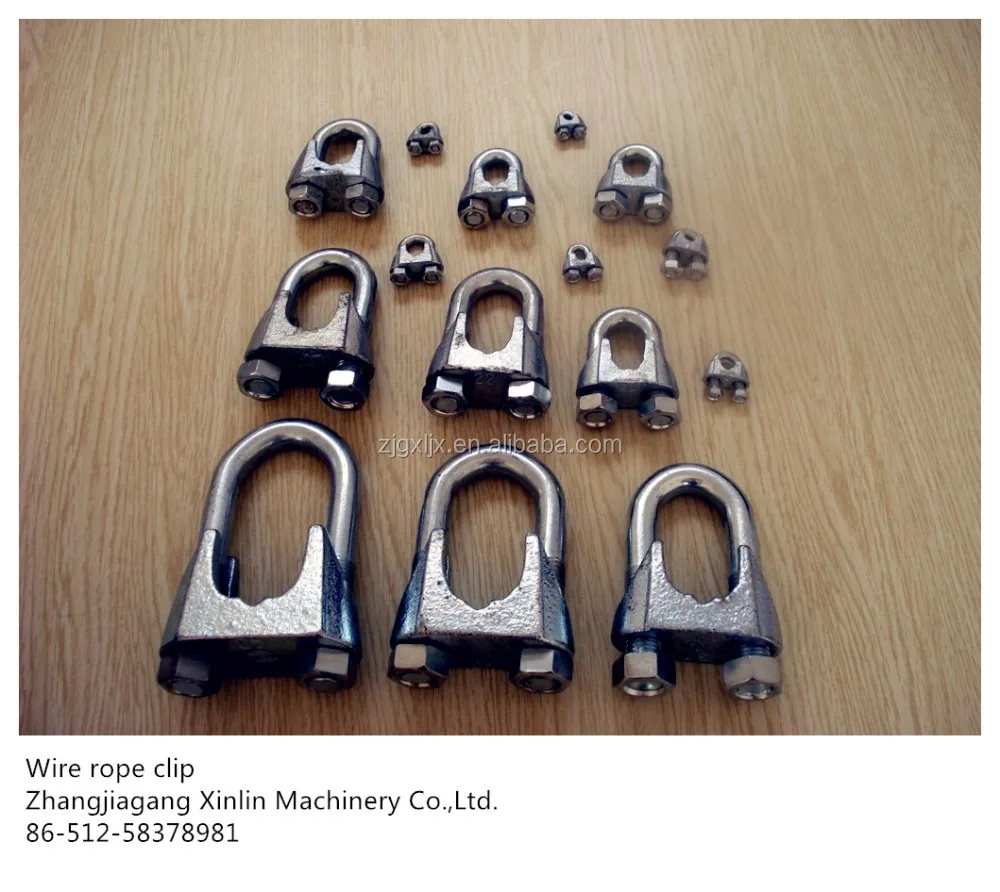 
Contrustion material/Elevator part/wire rope clips 