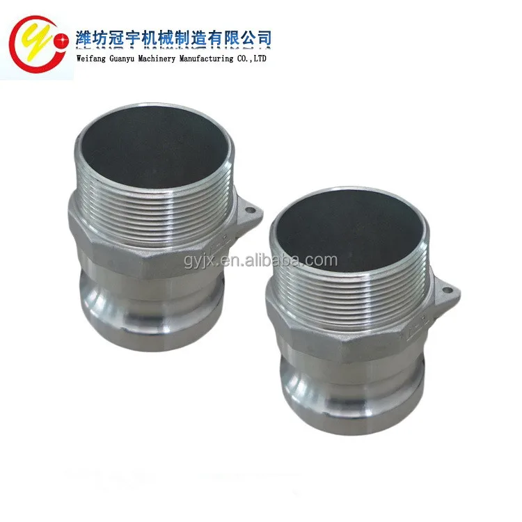 China Type Male End Threaded Quick Join Camlock Fittings NPT Steel PVC Brass Iron PP Connectors Water Gas Cad Drawings Available