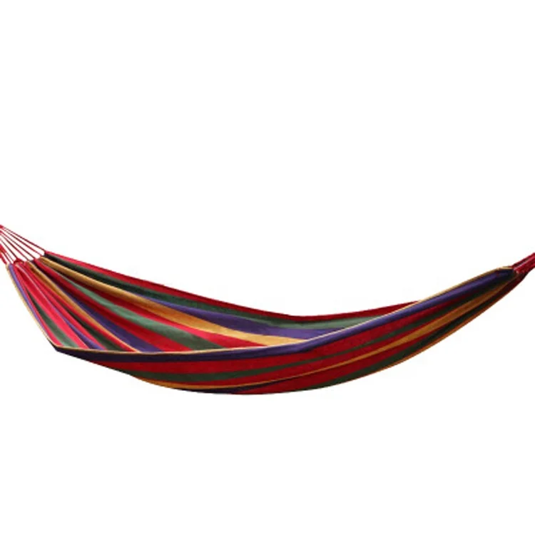 
Colorful Outdoor Camping Canvas Hammock 