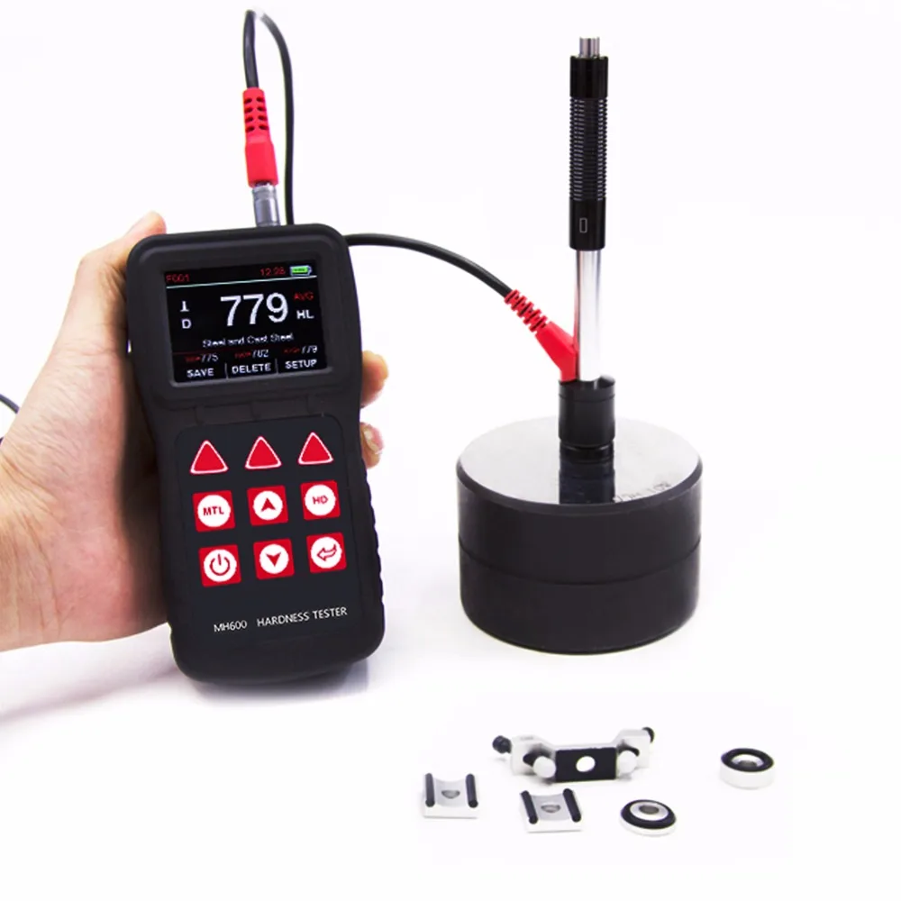 Высококачественный 170-960HLD портативный 6 ударных устройств IP65 металлический измеритель твердости Leeb металлик с футляром для переноски