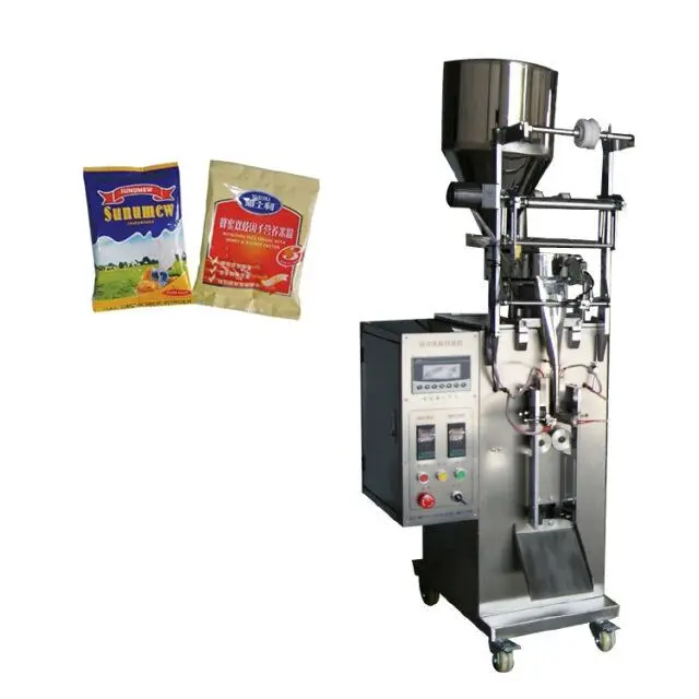 Automatic Snack Food Sunflower Seed Peanut Plastic Bag Packaging Sealing Bean Packing Machine With date Printing