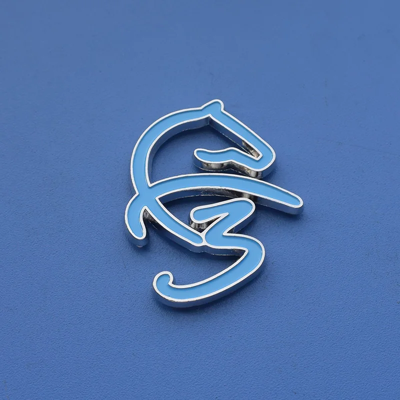 
new products different color blue & white F3 badge/car badge with glue for uae new year souvenir 