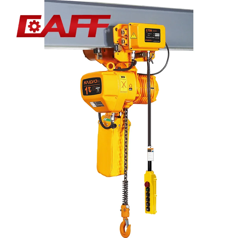 1T Китай Лучшая цена механическая Электрическая цепная таль с тележкой