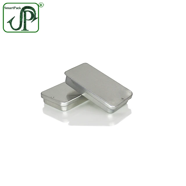 
Hot sale cosmetic tin box metal rectangular small box for eye shadow and lip gloss 