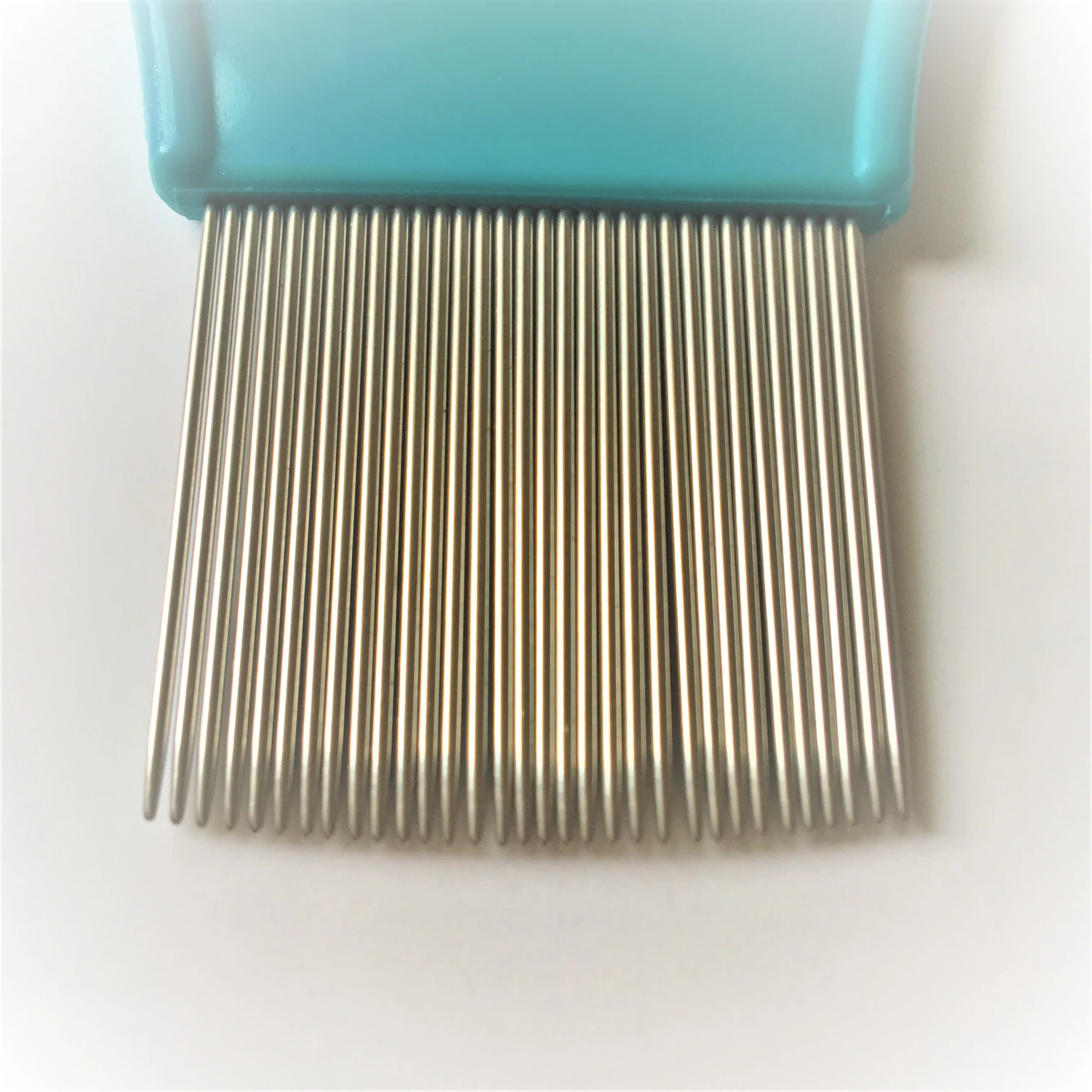 Long Stainless Steel Safe Round Ended Teeth Lice Nit Louse Flea Comb
