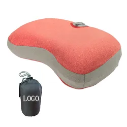 Amazon hot sale super soft ultralight inflatable camping air plane wholesale travel pillow