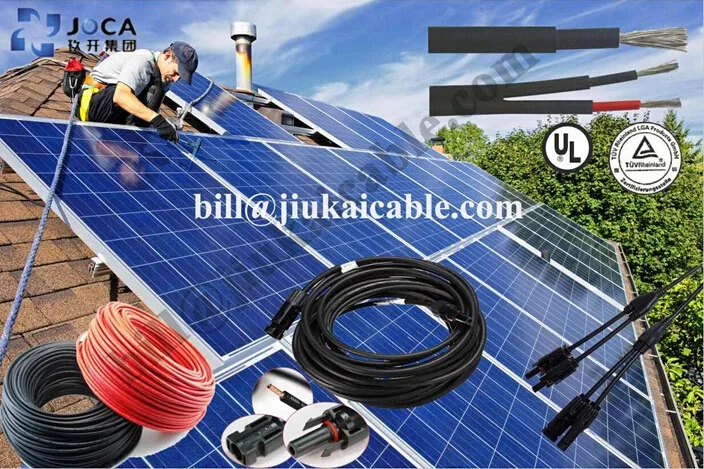 cable control system solar panel hanging