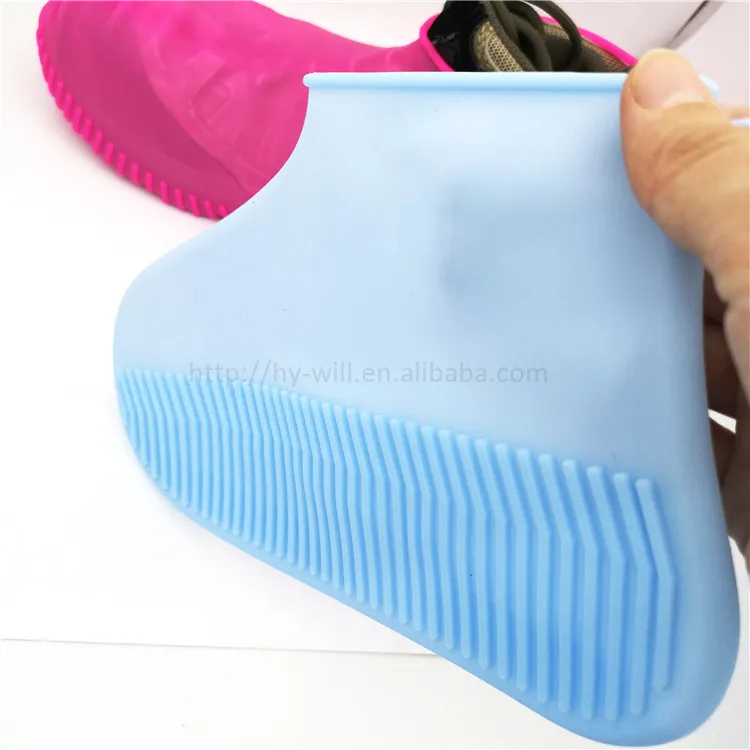 Silicone Reusable Rain Shoes Boots Covers water proof shoes cover for Men Women Kids