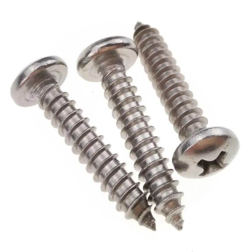 
Pan Head Self Tapping Screws Stainless Steel 304 for Engineering 