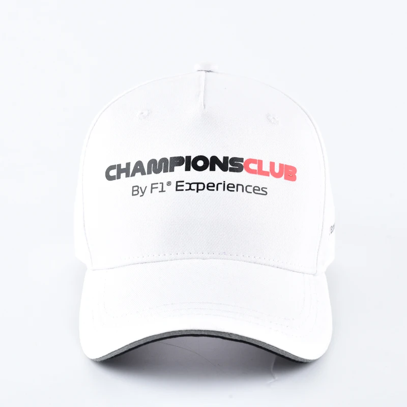 Custom F1 Hat Sports Baseball Caps Car Racing Cap Embroidered Hats Men For Curved Visor 6 Panel Black