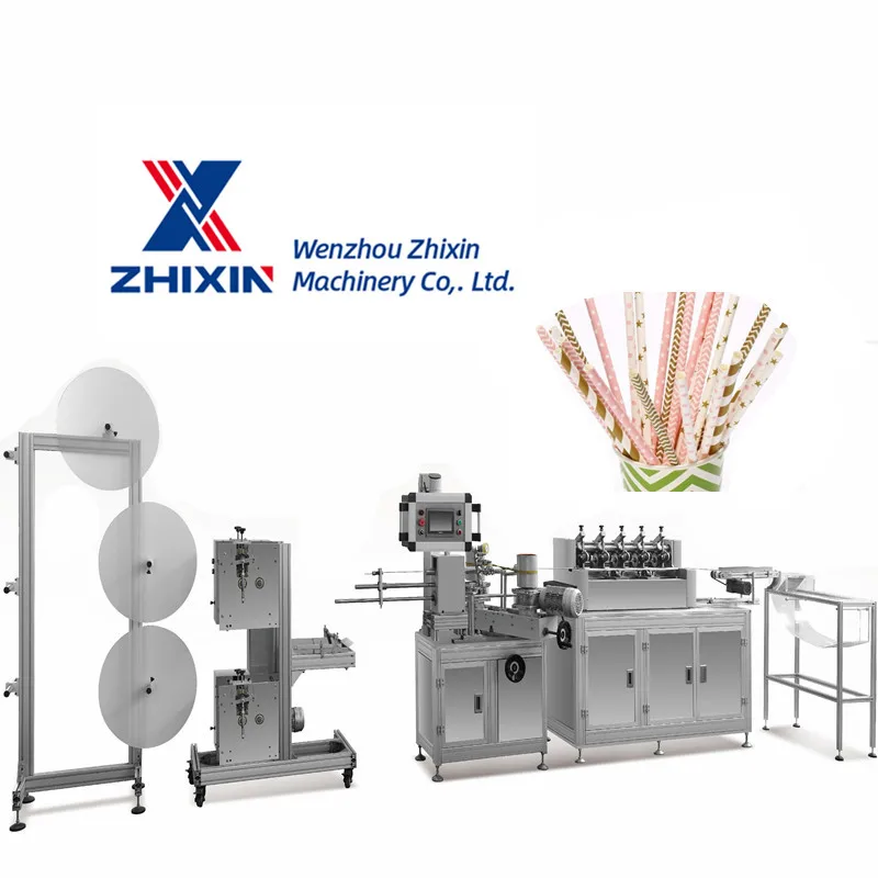 ZX-60 Automatic Servo Motor Drinking Paper Straw Making Machine