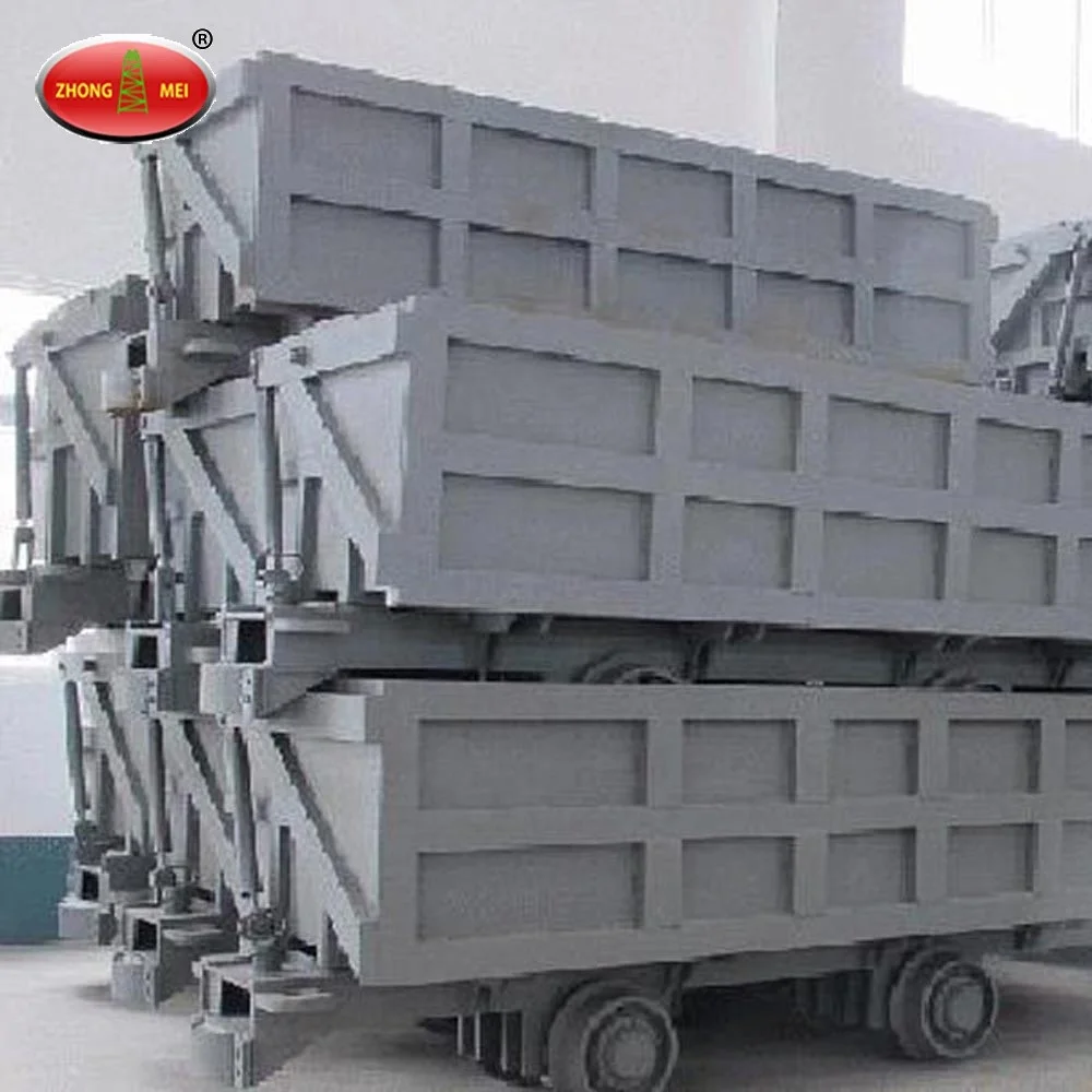 KZ1.2 Curved Rail Side Dumping Mine Car/Narrow Gauge Mine Car