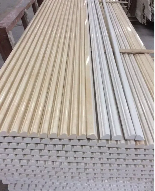 Beige Marble Molding Door Natural Marble Flooring Border Designs for Hall