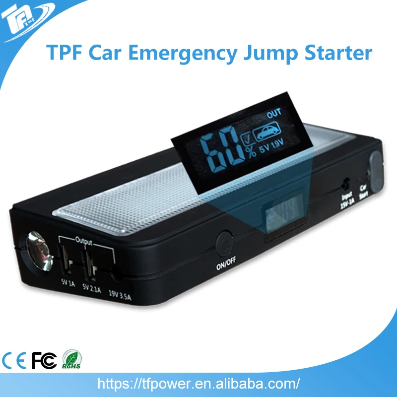 400A Пиковый ток автомобиля Перейти стартера с 12В 16200 мАч Внешнее зарядное устройство