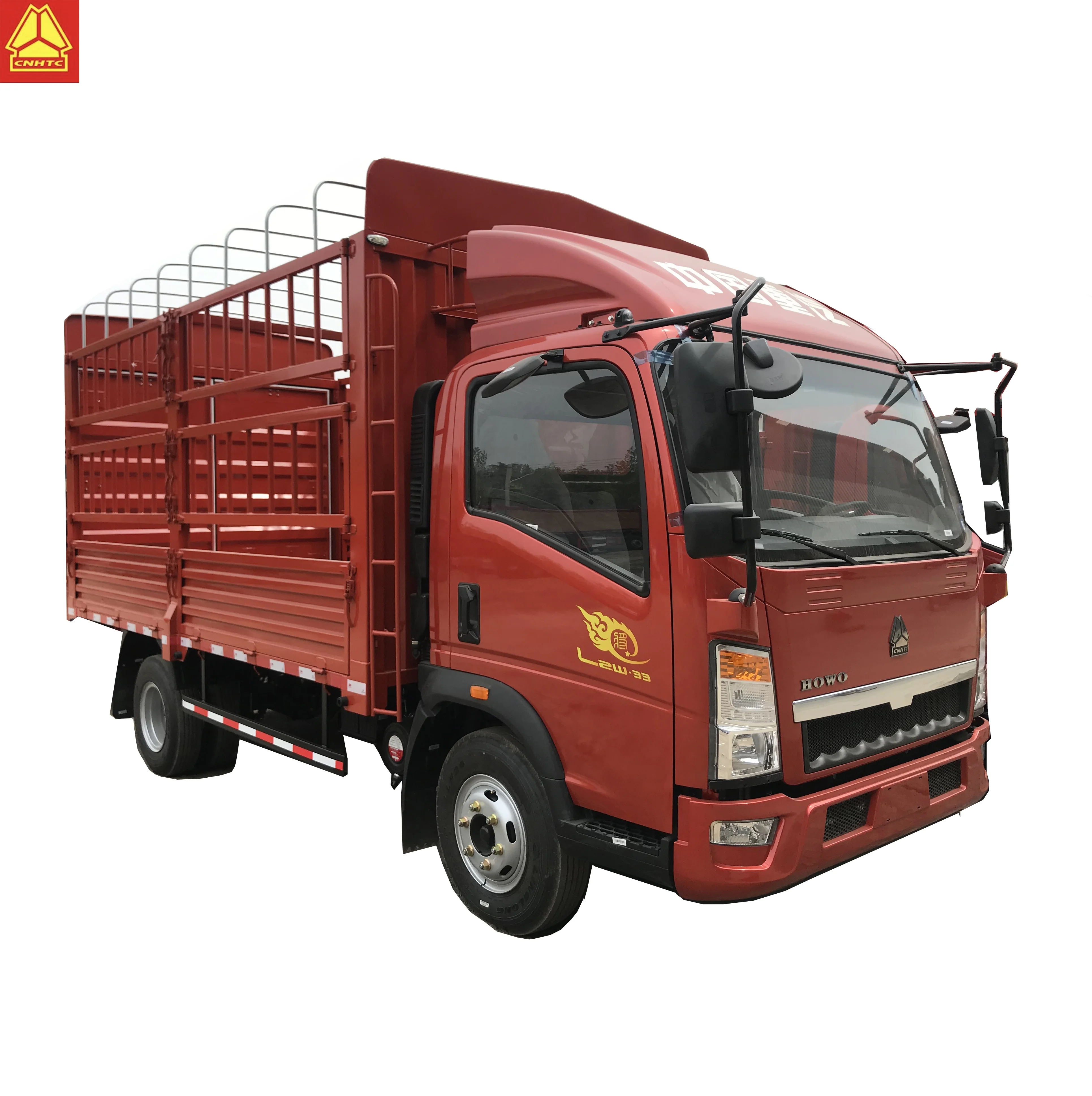 Sinotruk Howo 4*2 4 ton Stake/fence Cargo van Truck