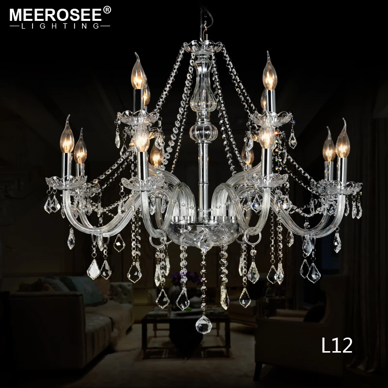 On Sale !!! Elegant Modern Crystal Chandeliers Traditional Chandelier Glass Bends Popular In The Middle East MD2589