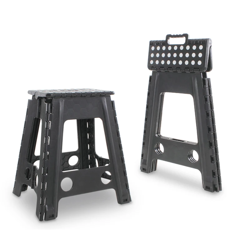 factory price red 45cm tall foldable stool