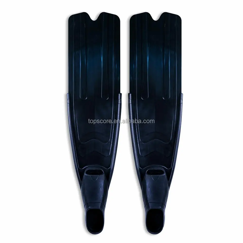 
Wholesale Spearfishing Fins / Best Freediving Equipment / Adult Equipment Full Foot Rubber Long Blade Snorkeling Diviing Fins 