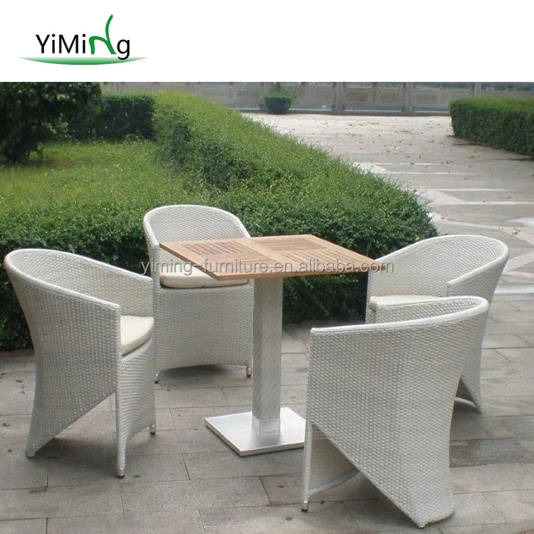 Wicker Chair & Dining Patio Furniture Set Cafe Chairs And Tables