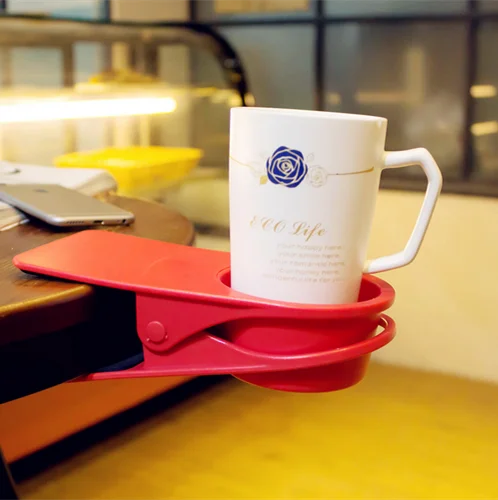 Promotional Plastic Table Cup Holder Clip Beach Cup Holder