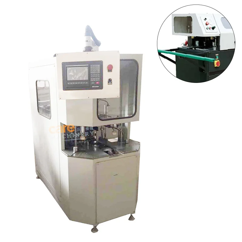 UPVC windows corner cleaning machine