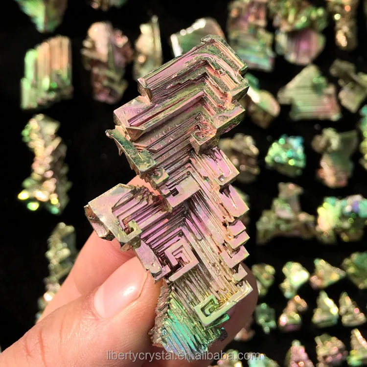 Wholesale Natural Fancy Bismuth Mineral Ore Crystals for Sale