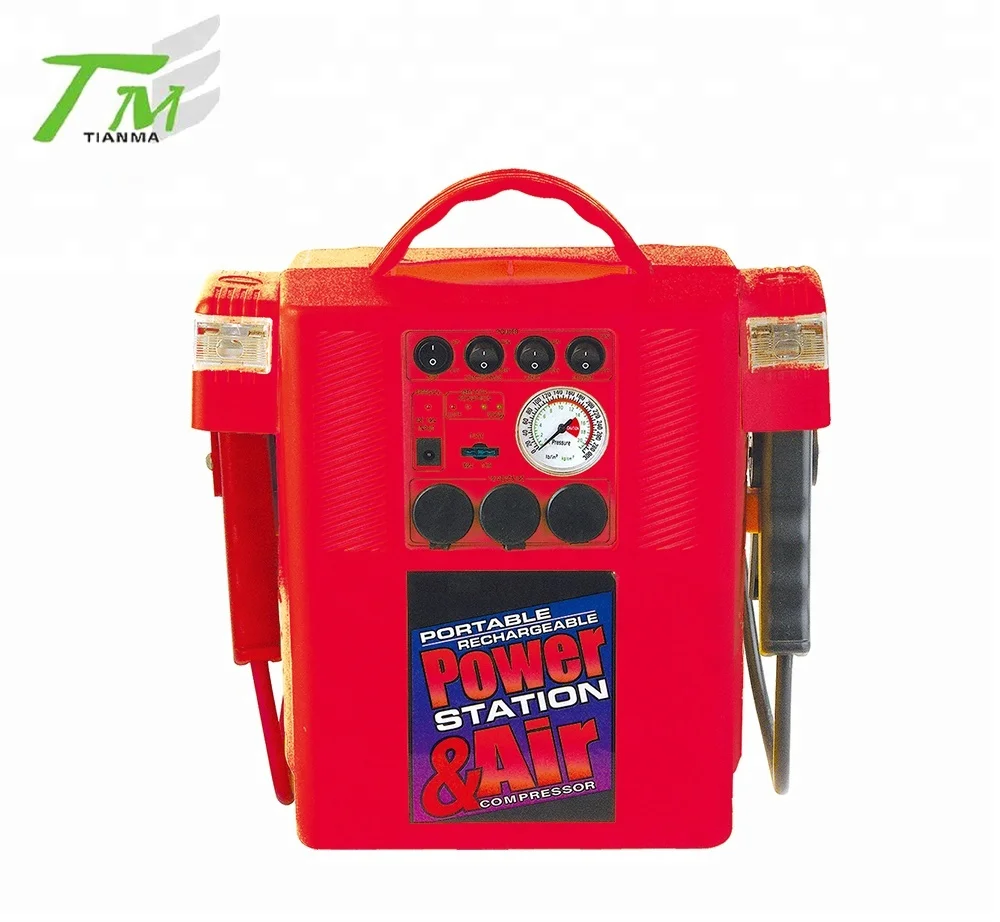 
Portable car jump start power station 12V jump starter for car acid lead battery 