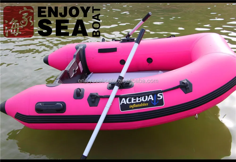 
Rigid inflatable small Aluminum floor Yacht boat with motor,2 person speed boat 