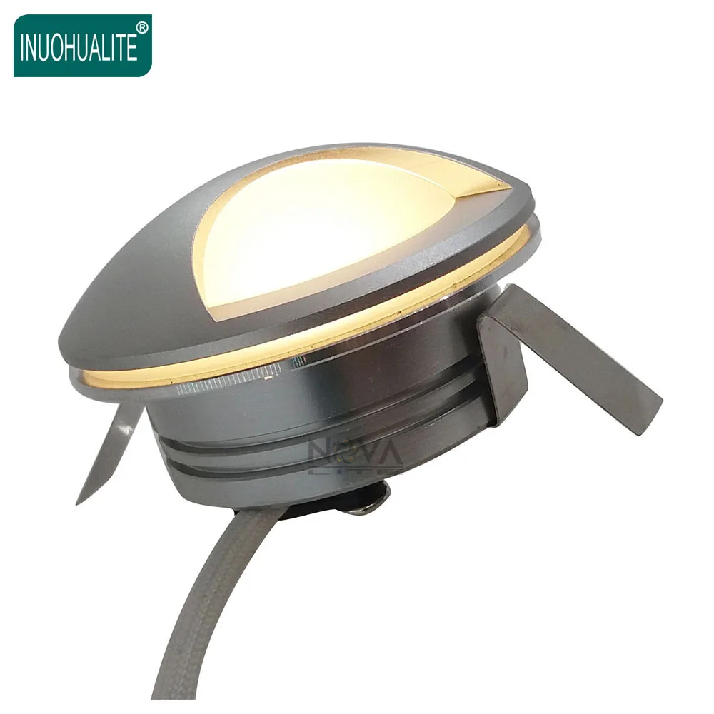 SAA Approval Certificated Aluminum Indoor Round Eyelid Recessed Baby Night Light Foot Led Stair Step Wall Light