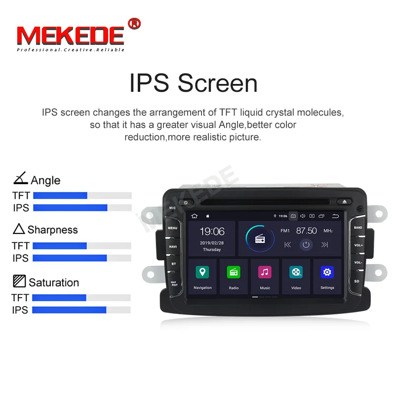 Mekede Factory 7 'PX30 Android 9 0 DSP IPS автомобильный DVD-плеер для Renault Duster Dacia Lada Xray 2 Sandero Logan Dokker beargy Captur