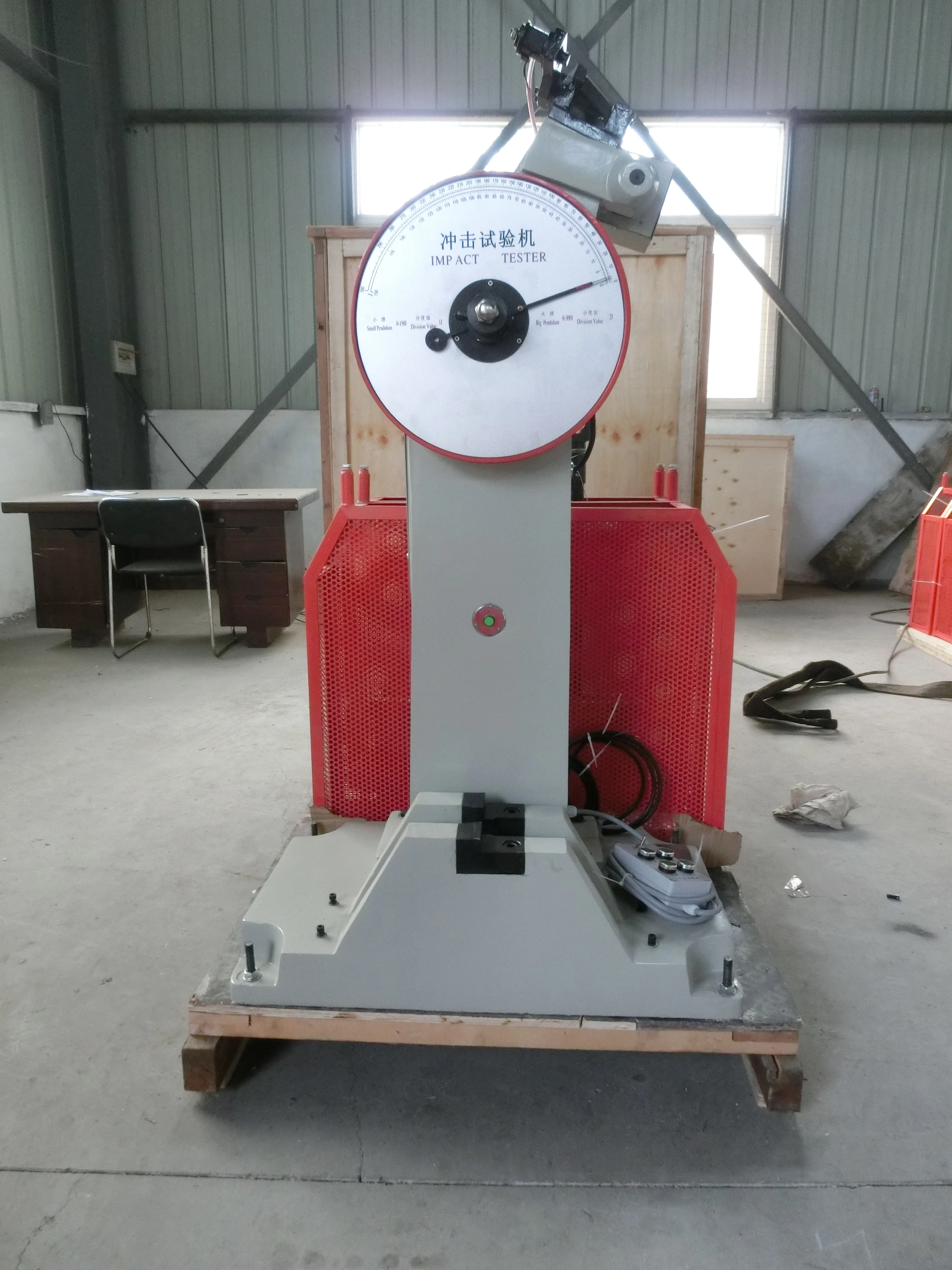 JB-500B Semi-automatic Pendulum Impact Tester Charpy 500J, Impact Testing Machine, Impact Equipment